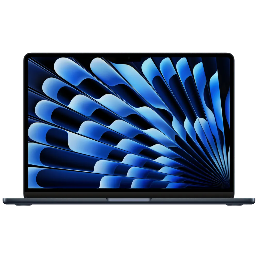 MacBook Air M3 Chip 13” 2024 (8Go - 256Go) Noir Sidéral authentique disponible chez KTelephones à Kinshasa.