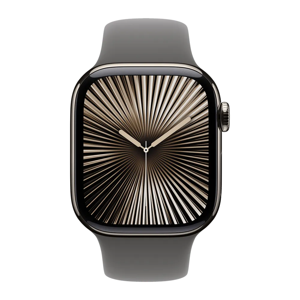 Apple Watch Series 10 45mm Argent authentique disponible chez KTelephones à Kinshasa.