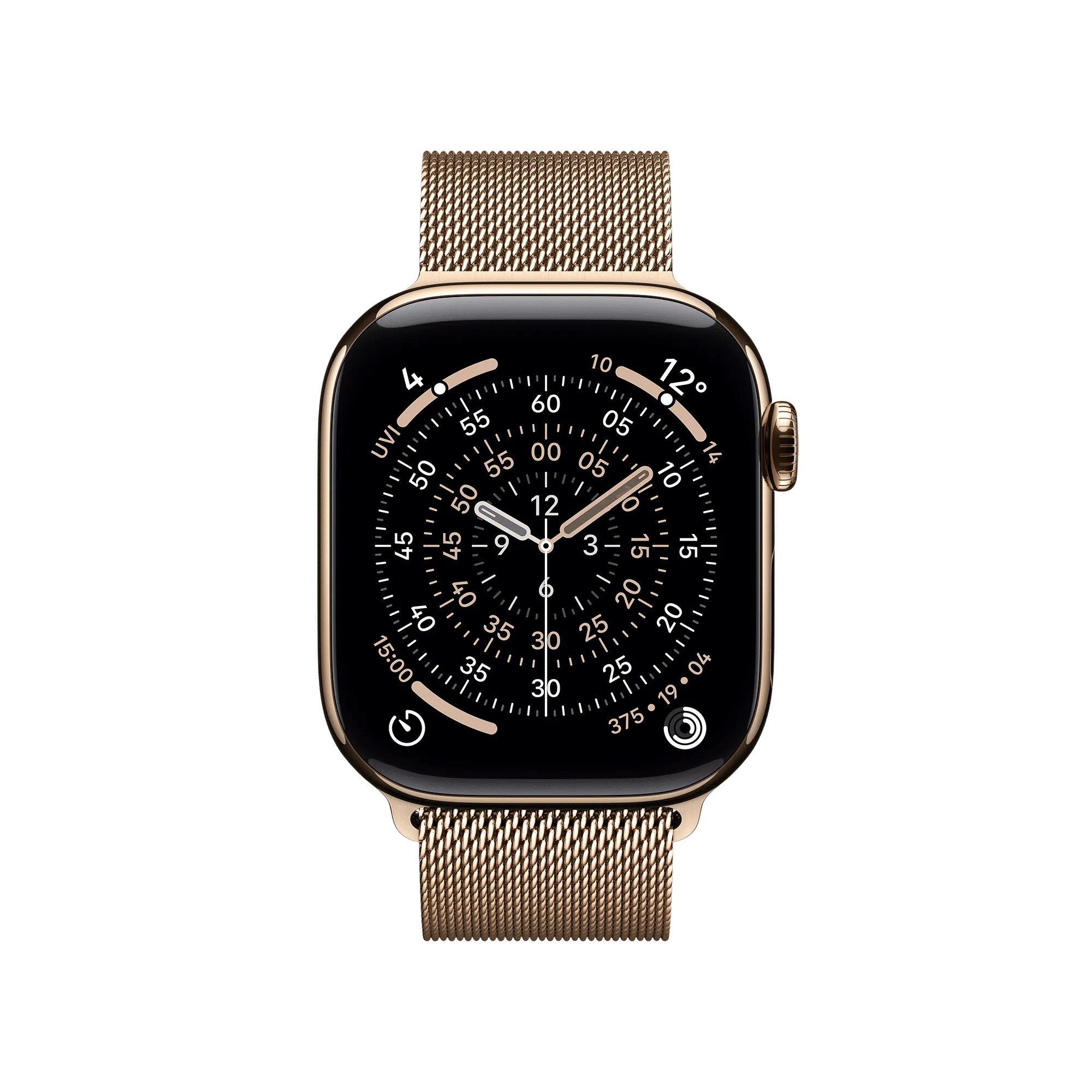 Apple Watch Series 11 46mm Or authentique disponible chez KTelephones à Kinshasa.