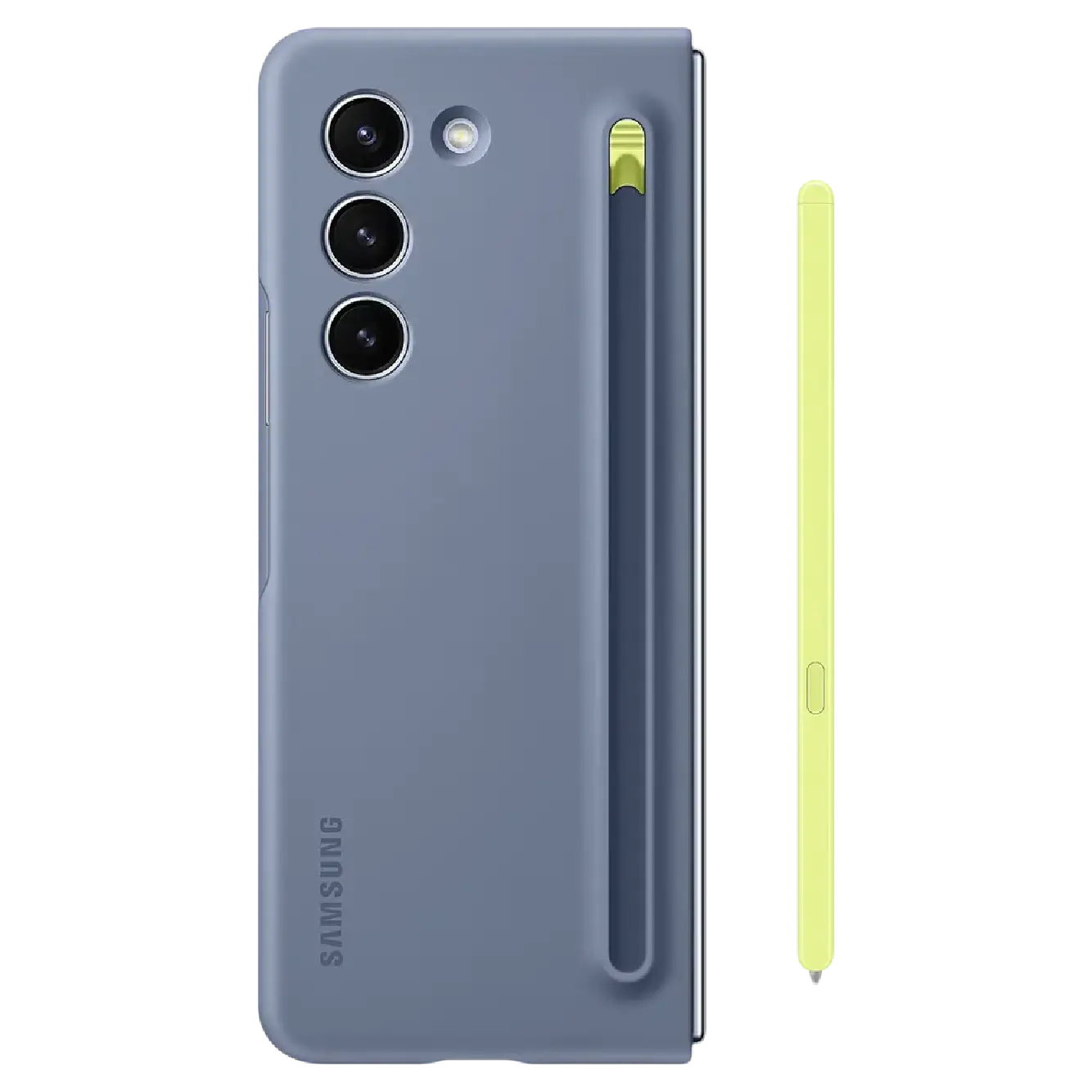 Coque SPen Samsung Fold5 bleu authentique disponible chez KTelephones à Kinshasa.