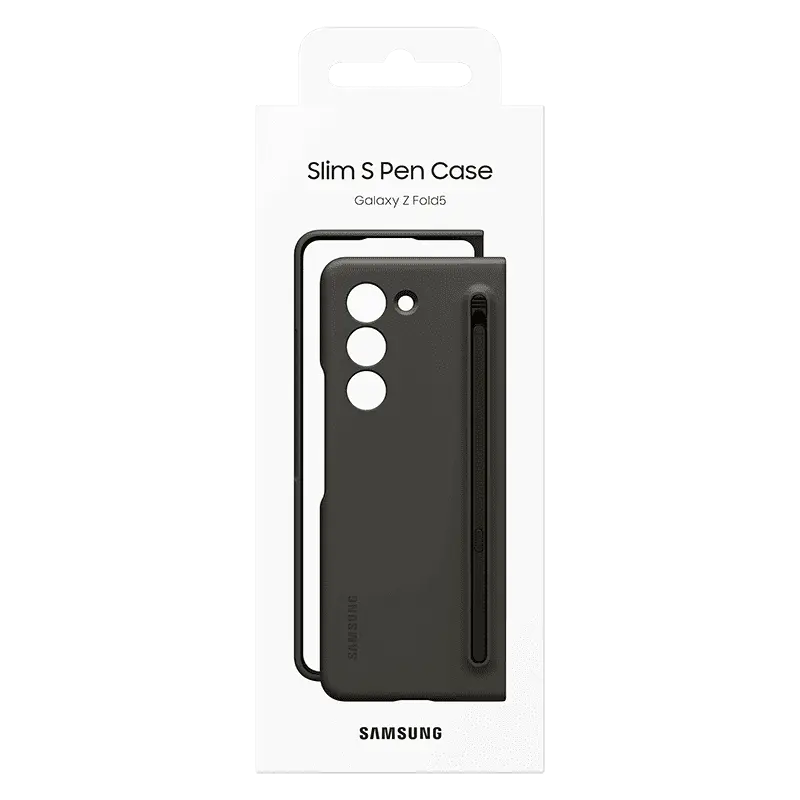 Coque Slim SPen Samsung Fold5 noir authentique disponible chez KTelephones à Kinshasa.