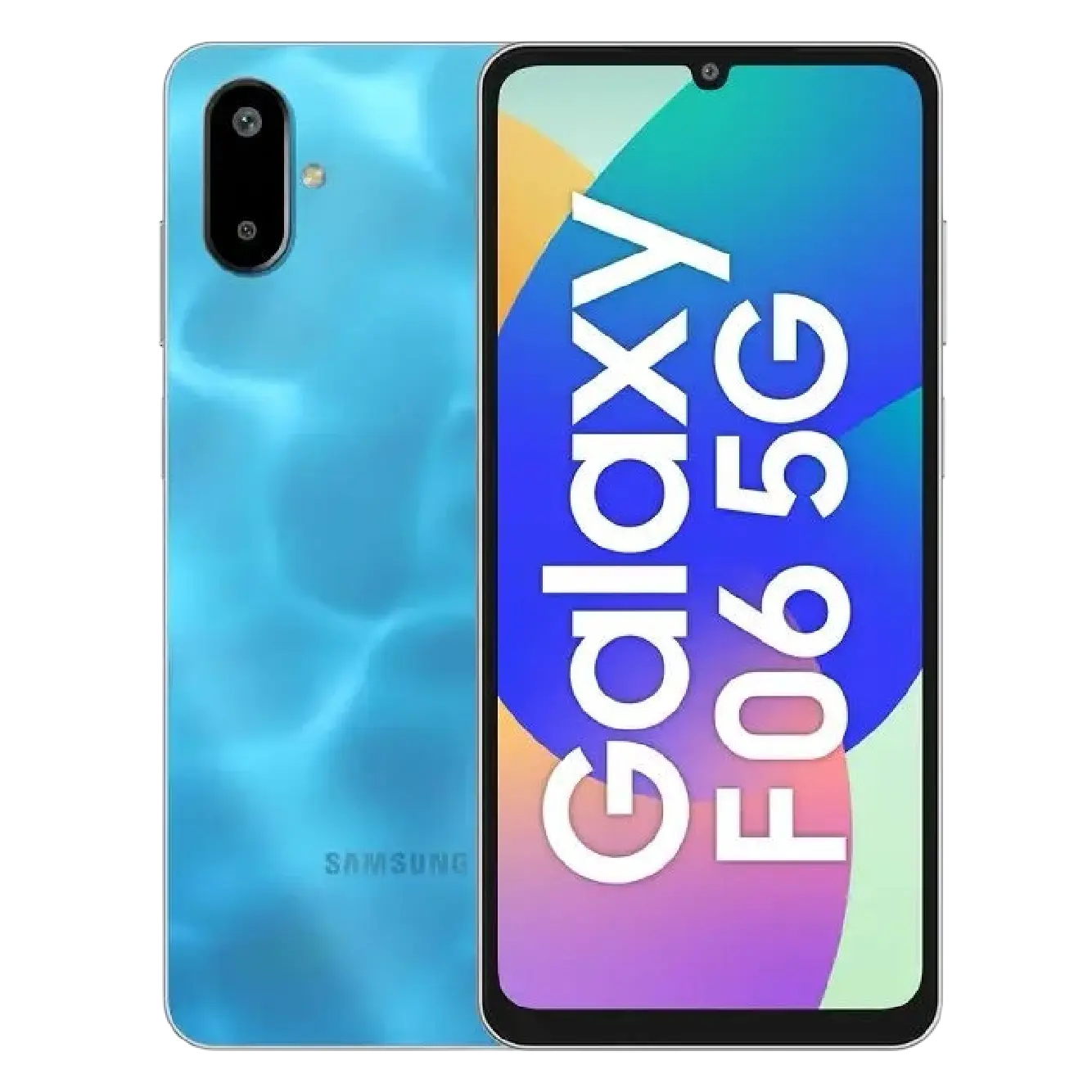 Samsung Galaxy F06 5G 128GB Bleu authentique disponible chez KTelephones à Kinshasa.