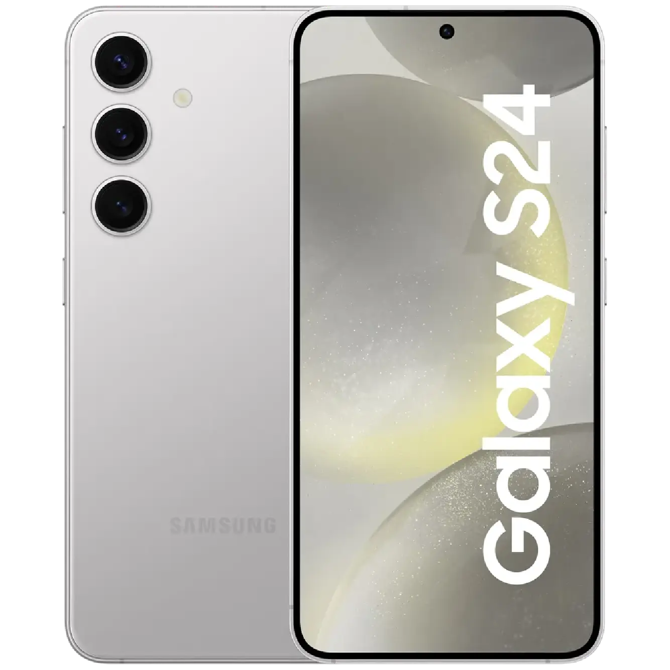 Samsung Galaxy S24 (256Go) Gris Marbre authentique disponible chez KTelephones à Kinshasa.