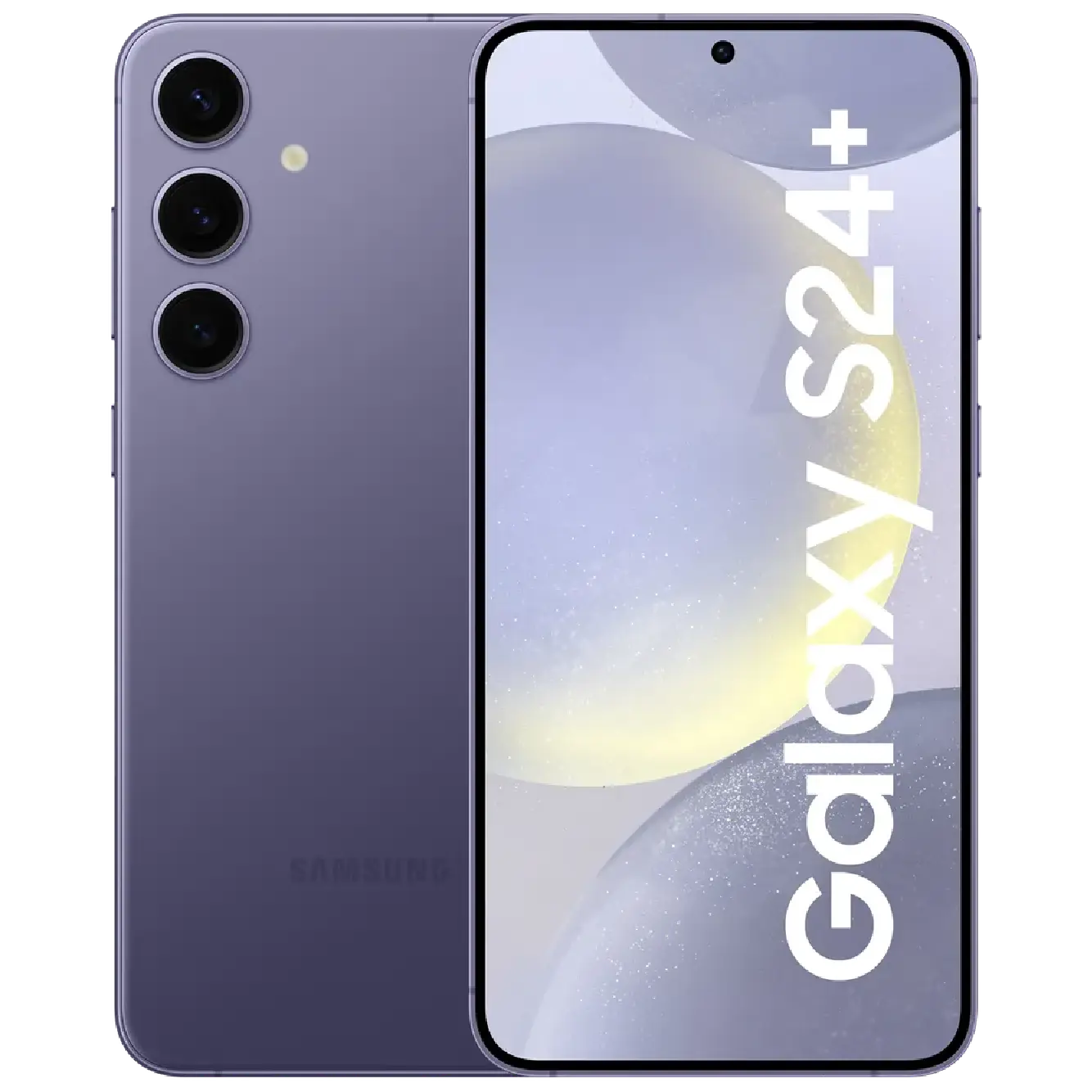 Samsung Galaxy S24+ (128Go) Violet Cobalt authentique disponible chez KTelephones à Kinshasa.