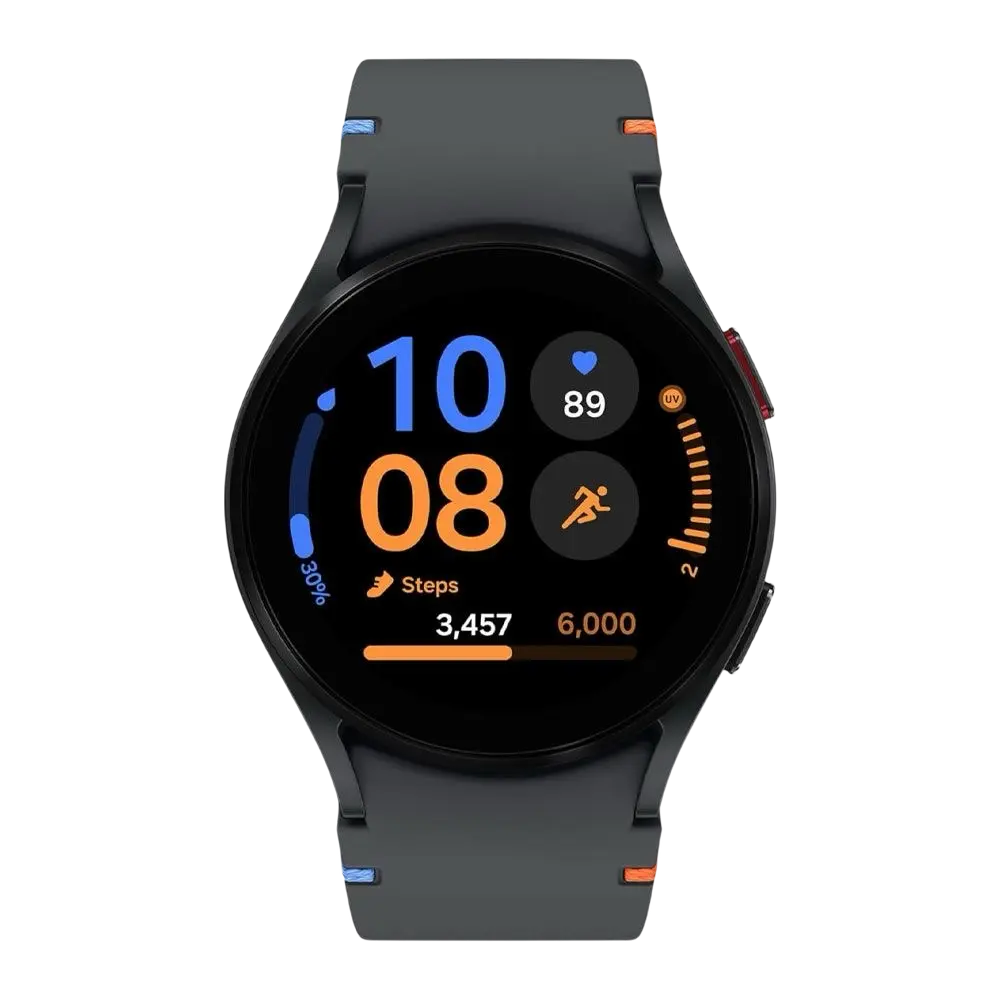 Samsung Galaxy Watch FE 40mm Argent authentique disponible chez KTelephones à Kinshasa.